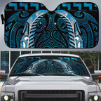 Blue Matariki New Zealand Auto Sun Shade Maori Poutama Galaxy Vibes - Aussie Hoodie