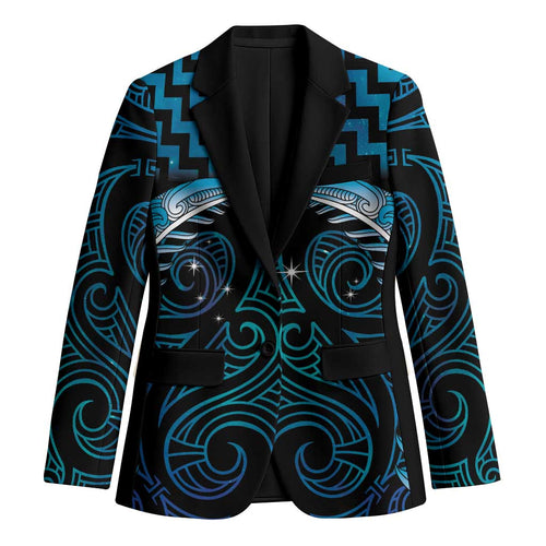 Blue Matariki New Zealand Blazer Maori Poutama Galaxy Vibes - Aussie Hoodie