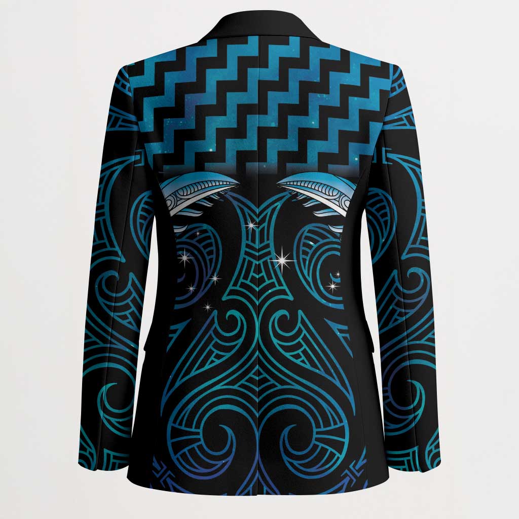 Blue Matariki New Zealand Blazer Maori Poutama Galaxy Vibes - Aussie Hoodie