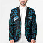 Blue Matariki New Zealand Blazer Maori Poutama Galaxy Vibes - Aussie Hoodie