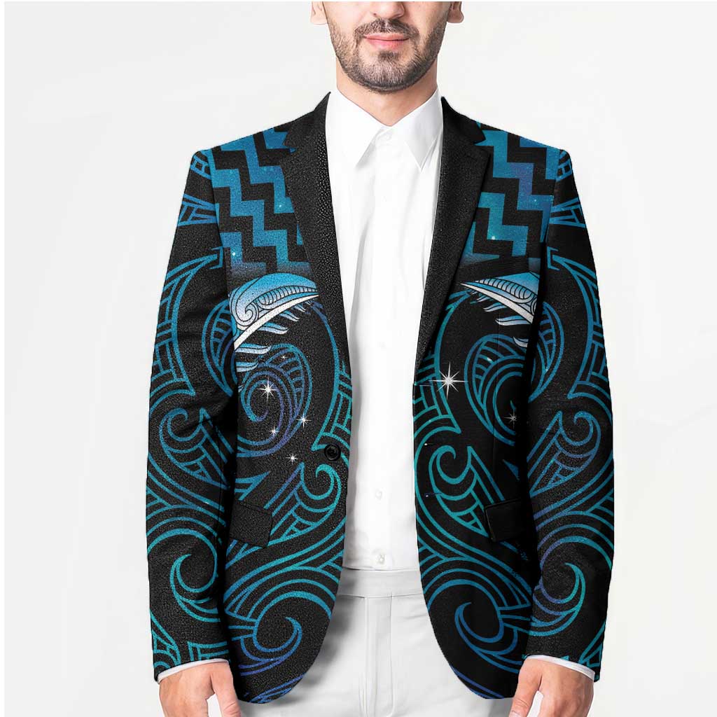 Blue Matariki New Zealand Blazer Maori Poutama Galaxy Vibes - Aussie Hoodie