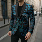 Blue Matariki New Zealand Blazer Maori Poutama Galaxy Vibes - Aussie Hoodie