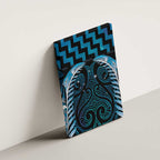 Blue Matariki New Zealand Canvas Wall Art Maori Poutama Galaxy Vibes