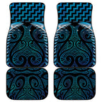 Blue Matariki New Zealand Car Mats Maori Poutama Galaxy Vibes