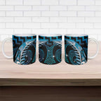 Blue Matariki New Zealand Ceramic Mug Maori Poutama Galaxy Vibes - Aussie Hoodie