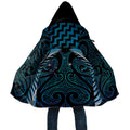 Blue Matariki New Zealand Cloak Maori Poutama Galaxy Vibes - Aussie Hoodie