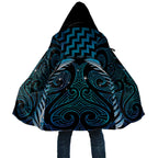 Blue Matariki New Zealand Cloak Maori Poutama Galaxy Vibes - Aussie Hoodie