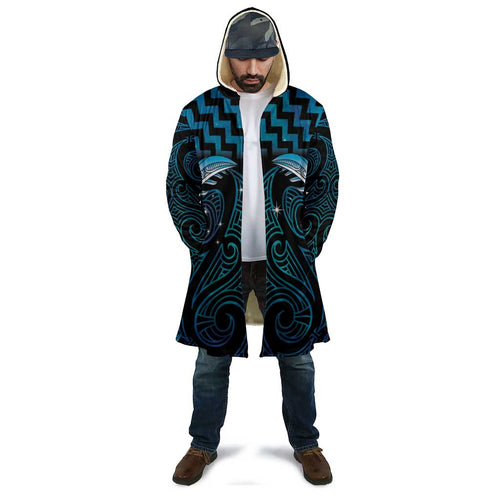 Blue Matariki New Zealand Cloak Maori Poutama Galaxy Vibes - Aussie Hoodie