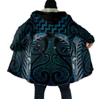 Blue Matariki New Zealand Cloak Maori Poutama Galaxy Vibes - Aussie Hoodie