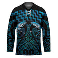 Blue Matariki New Zealand Hockey Jersey Maori Poutama Galaxy Vibes - Aussie Hoodie