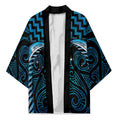 Blue Matariki New Zealand Kimono Maori Poutama Galaxy Vibes - Aussie Hoodie