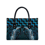 Blue Matariki New Zealand Leather Bag Maori Poutama Galaxy Vibes - Aussie Hoodie