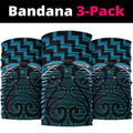 Blue Matariki New Zealand Neck Gaiter Maori Poutama Galaxy Vibes - Aussie Hoodie