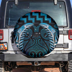 Blue Matariki New Zealand Spare Tire Cover Maori Poutama Galaxy Vibes