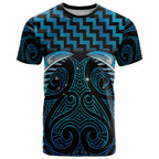 Blue Matariki New Zealand T Shirt Maori Poutama Galaxy Vibes