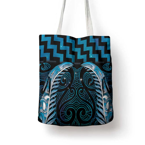 Blue Matariki New Zealand Tote Bag Maori Poutama Galaxy Vibes - Aussie Hoodie