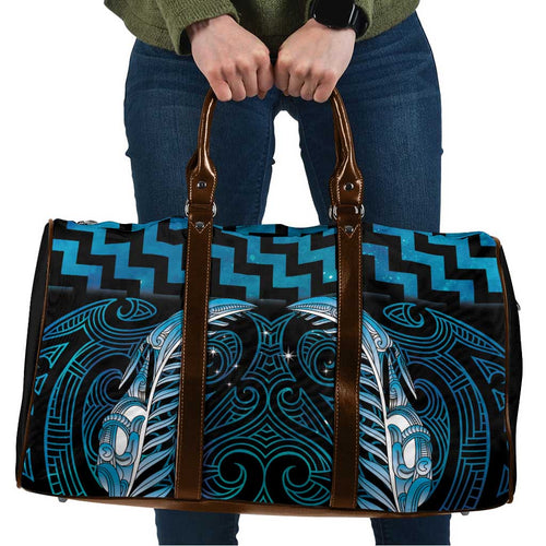 Blue Matariki New Zealand Travel Bag Maori Poutama Galaxy Vibes - Aussie Hoodie