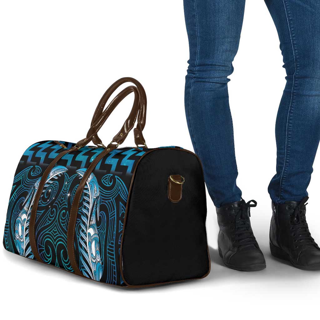 Blue Matariki New Zealand Travel Bag Maori Poutama Galaxy Vibes - Aussie Hoodie