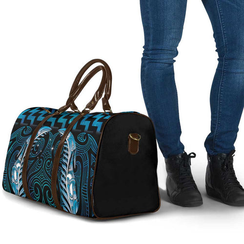 Blue Matariki New Zealand Travel Bag Maori Poutama Galaxy Vibes - Aussie Hoodie
