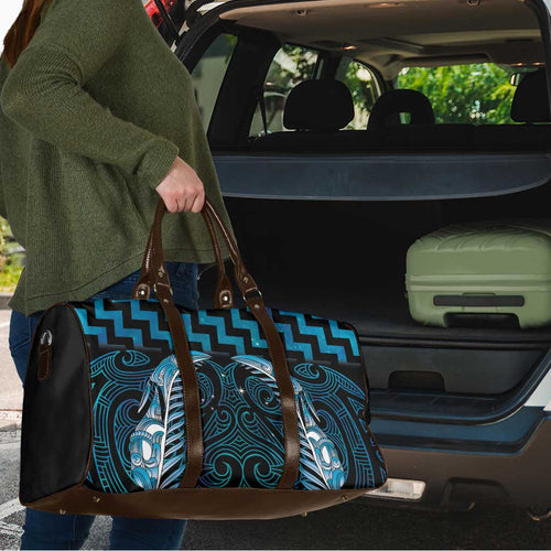 Blue Matariki New Zealand Travel Bag Maori Poutama Galaxy Vibes - Aussie Hoodie
