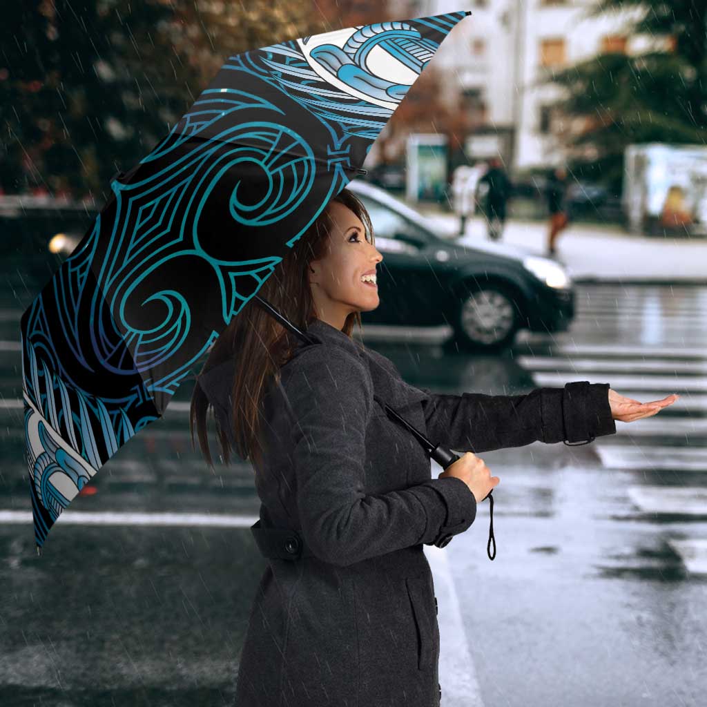 Blue Matariki New Zealand Umbrella Maori Poutama Galaxy Vibes - Aussie Hoodie