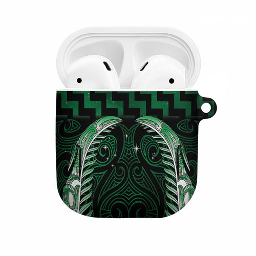 Green Matariki New Zealand AirPods Case Maori Poutama Galaxy Vibes - Aussie Hoodie