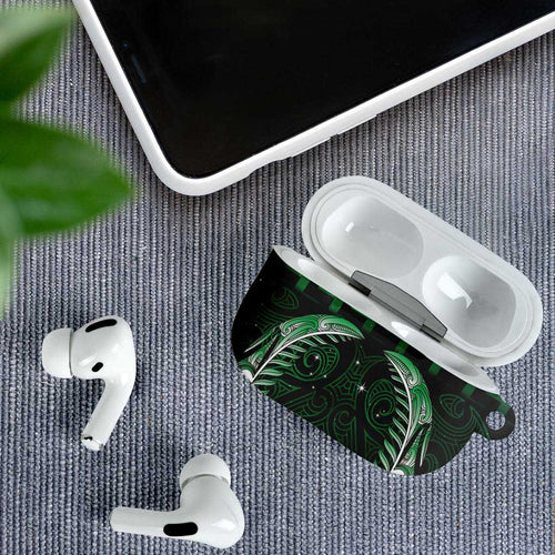 Green Matariki New Zealand AirPods Case Maori Poutama Galaxy Vibes - Aussie Hoodie
