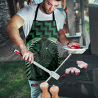 Green Matariki New Zealand Apron Maori Poutama Galaxy Vibes - Aussie Hoodie