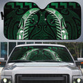 Green Matariki New Zealand Auto Sun Shade Maori Poutama Galaxy Vibes - Aussie Hoodie
