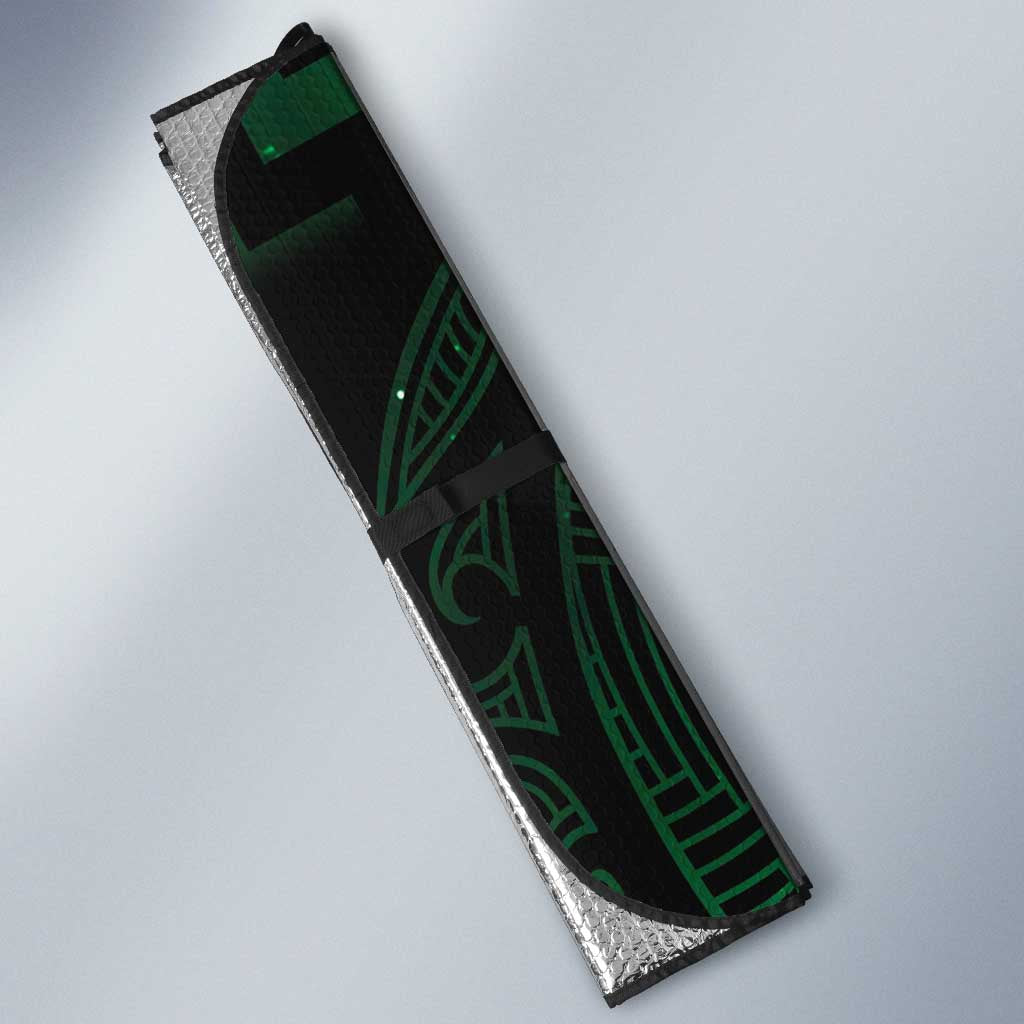 Green Matariki New Zealand Auto Sun Shade Maori Poutama Galaxy Vibes - Aussie Hoodie
