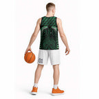 Green Matariki New Zealand Basketball Jersey Maori Poutama Galaxy Vibes - Aussie Hoodie