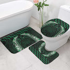 Green Matariki New Zealand Bathroom Set Maori Poutama Galaxy Vibes - Aussie Hoodie