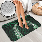 Green Matariki New Zealand Bathroom Set Maori Poutama Galaxy Vibes - Aussie Hoodie
