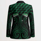 Green Matariki New Zealand Blazer Maori Poutama Galaxy Vibes - Aussie Hoodie