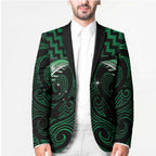Green Matariki New Zealand Blazer Maori Poutama Galaxy Vibes - Aussie Hoodie