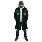 Green Matariki New Zealand Cloak Maori Poutama Galaxy Vibes - Aussie Hoodie