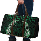 Green Matariki New Zealand Travel Bag Maori Poutama Galaxy Vibes - Aussie Hoodie