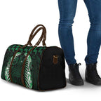 Green Matariki New Zealand Travel Bag Maori Poutama Galaxy Vibes - Aussie Hoodie