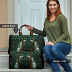 Green Matariki New Zealand Travel Bag Maori Poutama Galaxy Vibes - Aussie Hoodie
