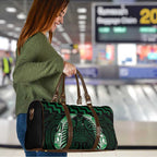 Green Matariki New Zealand Travel Bag Maori Poutama Galaxy Vibes - Aussie Hoodie