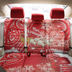 New Zealand Christmas In July Back Car Seat Cover Funny Santa Sheep Meri Kirihimete Red
