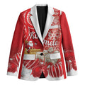 New Zealand Christmas In July Personalised Blazer Funny Santa Sheep Meri Kirihimete Red