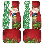 Meri Kirihimete New Zealand Personalised Car Mats Cute Santa NZ Animals and Pohutukawa