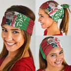 Meri Kirihimete New Zealand Neck Gaiter Cute Santa NZ Animals and Pohutukawa