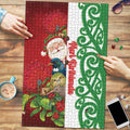 Meri Kirihimete New Zealand Puzzle Cute Santa NZ Animals and Pohutukawa