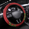 Meri Kirihimete New Zealand Steering Wheel Cover Cute Santa NZ Animals and Pohutukawa
