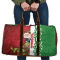 Meri Kirihimete New Zealand Travel Bag Cute Santa NZ Animals and Pohutukawa