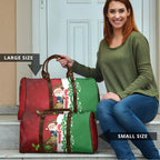Meri Kirihimete New Zealand Travel Bag Cute Santa NZ Animals and Pohutukawa