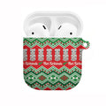 New Zealand Christmas In July AirPods Case Meri Kirihimete Hei Tiki Taniko Motifs Seamless