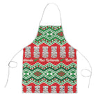New Zealand Christmas In July Apron Meri Kirihimete Hei Tiki Taniko Motifs Seamless